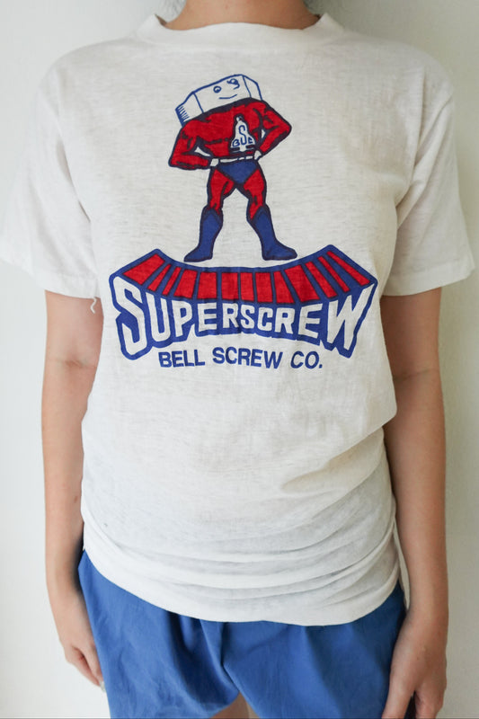 70’s SUPERS-CREW Bell Screw Co. TEE