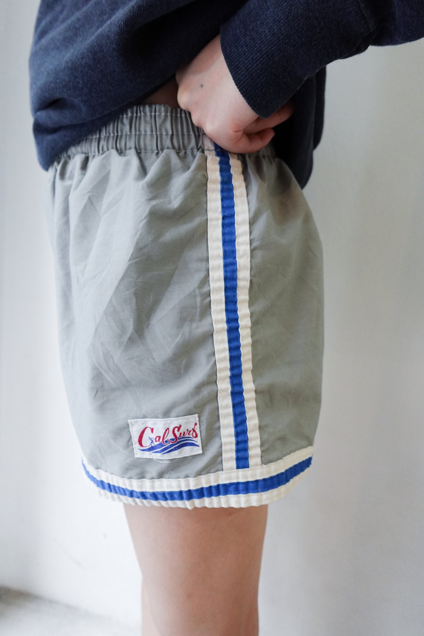 80’s CALSURF GREY SPORTY SHORTS